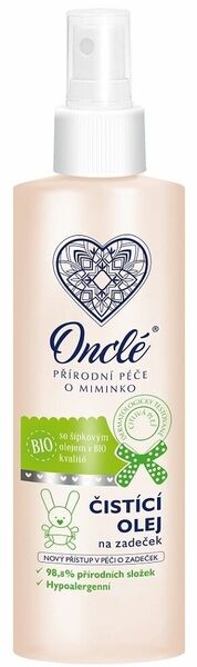 Onclé Dětský ČISTÍCÍ OLEJ na zadeček s BIO šípkovým olejem 200ml porovnat ceny