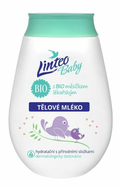 Dětské tělové mléko LINTEO BABY s Bio měsíčkem lékařským 250ml porovnat ceny