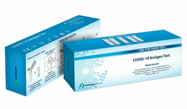SAFECARE COVID-19 Antigen Rapid testovací sada 5 ks porovnat ceny