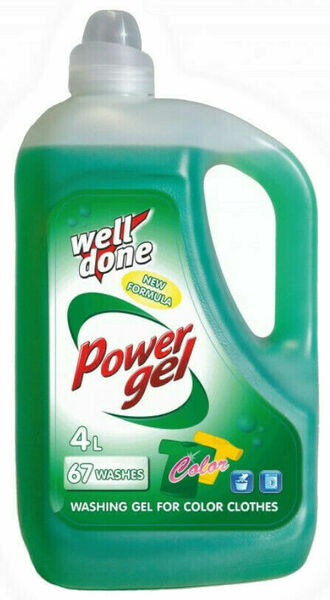 Well Done Power Gel Color (67 pracích dávek) 4l porovnat ceny