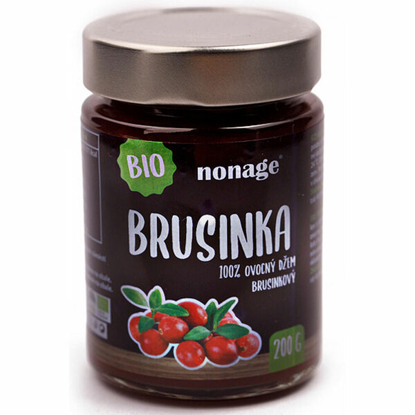 NONAGE Brusinkový ovocný džem 200 g BIO porovnat ceny
