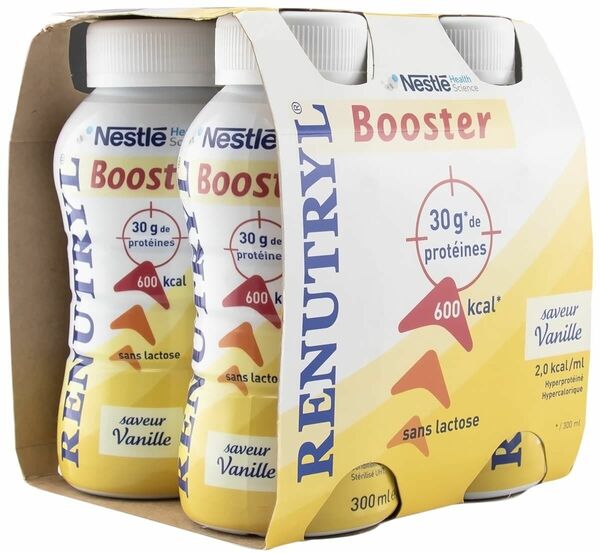 Renutryl Booster perorální rozotk 4x300ml Vanilková příchuť porovnat ceny