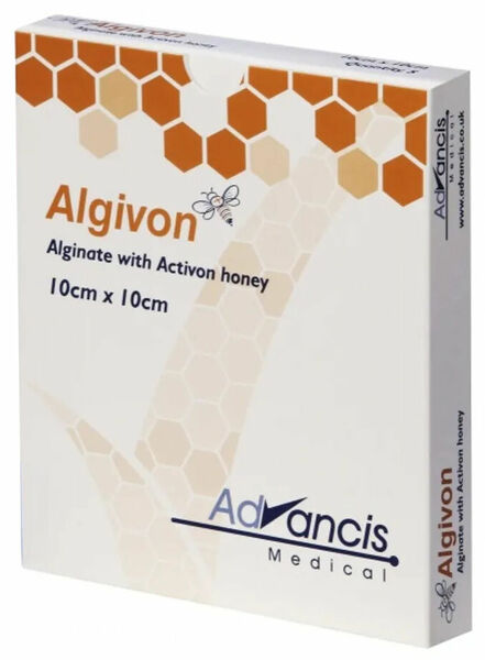Advancis  Algivon 10x10cm krytí alginátové antimikrobakteriální 5ks porovnat ceny