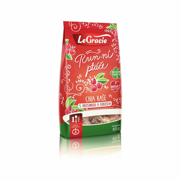 LEGRACIE Ovocná bezlepková kaše brusinka, kokos 65 g porovnat ceny