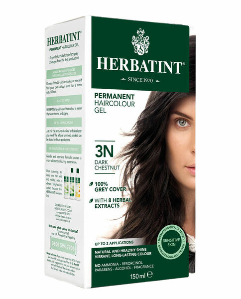 Herbatint Permanentní barva na vlasy tmavý kaštan 3N, 150ml porovnat ceny