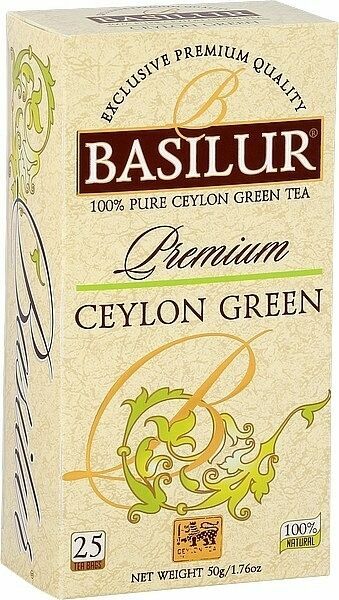 BASILUR Premium Ceylon Green nepřebal 25x2g porovnat ceny