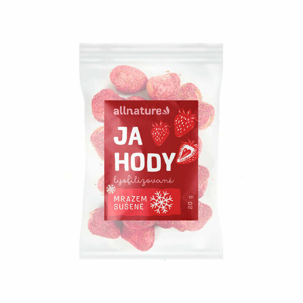 Allnature Jahoda sušená mrazem celá 20g porovnat ceny