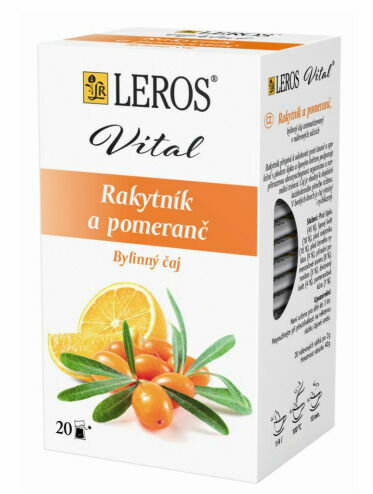 LEROS VITAL Rakytník a pomeranč 20x2g porovnat ceny