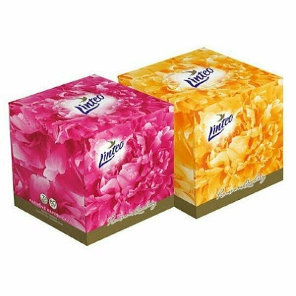 LINTEO Papírové kapesníky Premium BOX 3-vrstvé 60 kusů porovnat ceny