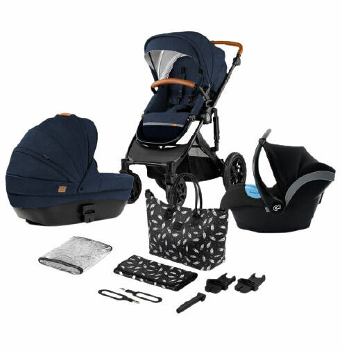 Kinderkraft  Kočárek kombinovaný Prime 3v1 Deep Navy Kindekraft porovnat ceny