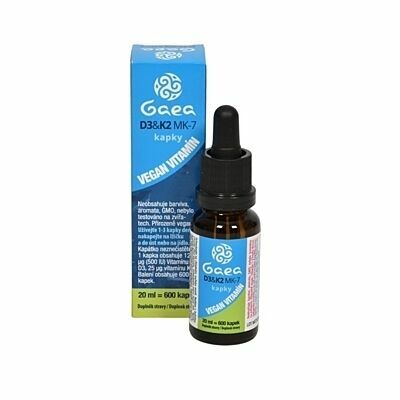 GAEA Vitamin D3+K2 MK-7 kapky 20ml porovnat ceny