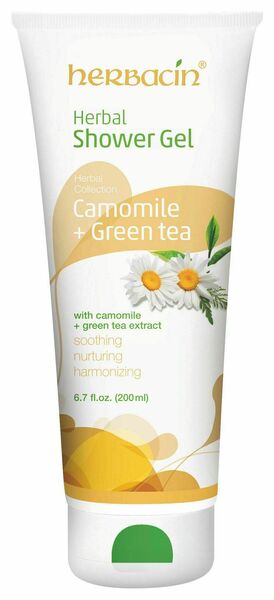 Herbacin Sprchový gel bylinný Camomile + Green Tea 200 ml porovnat ceny