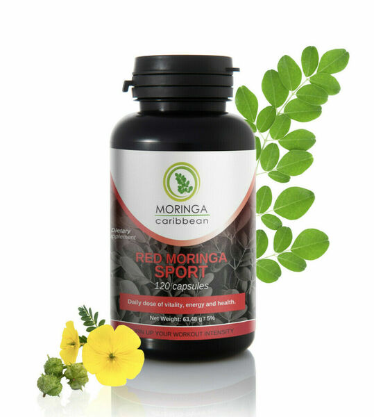 Moringa Caribbean  Red Moringa Sport 120cps. porovnat ceny