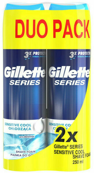 Gillette Series pěna 250ml Duopack porovnat ceny