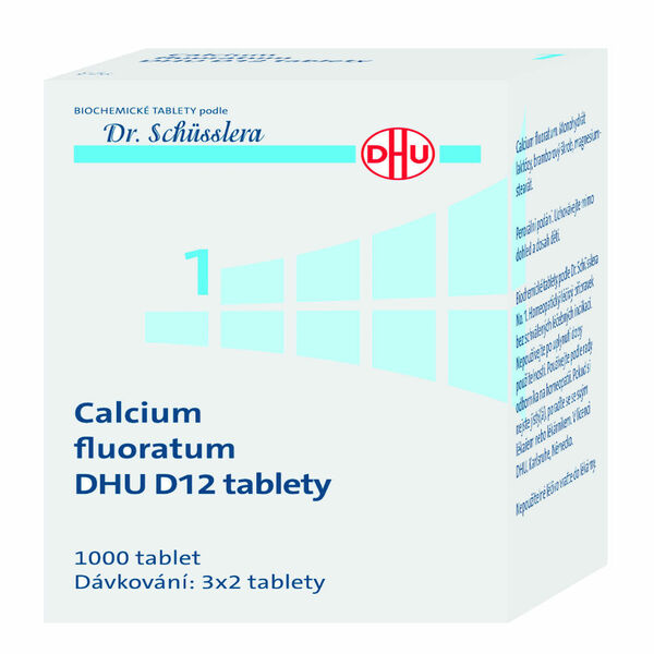 DR. SCHÜSSLERA Calcium fluoratum DHU D12 No.1 1000 tablet porovnat ceny