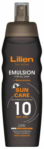 Lilien Sun active emulsion SPF 10 200ml porovnat ceny