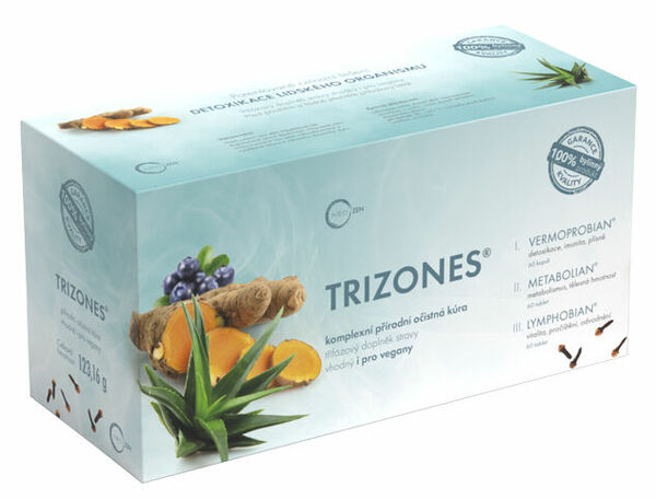 NeoZen Trizones bylinná očistná kúra 180 tablet porovnat ceny