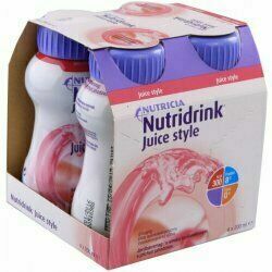 Nutridrink Juice Style jahoda perorální roztok 4x200ml porovnat ceny