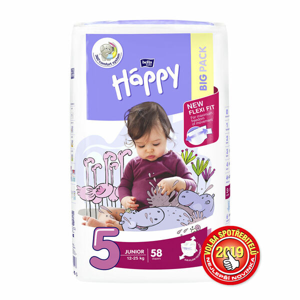 Bella Happy  Bella Baby Happy Junior Big Pack 12-25kg 58ks porovnat ceny