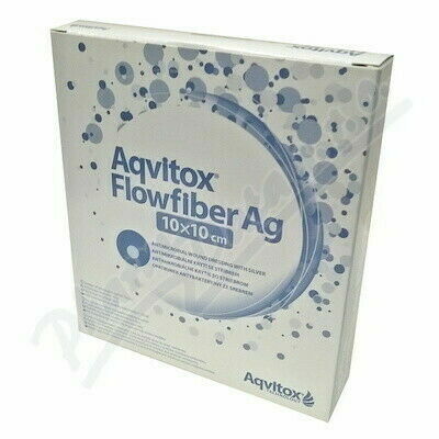 Aqvitox Flowfiber Ag 10x10cm antimikrobiální 10ks porovnat ceny
