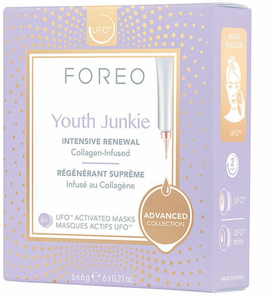 Foreo  Youth Junkie UFO/UFO mini Kolagenová maska na obličej 6x6g porovnat ceny