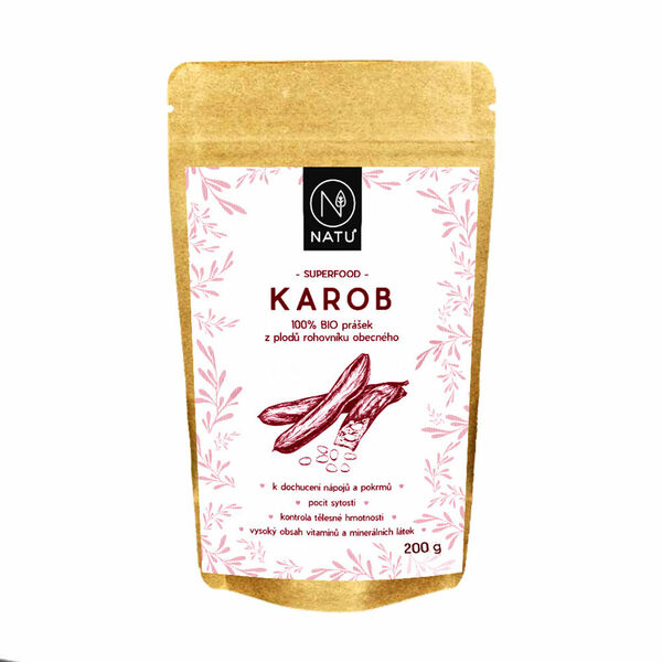 NATU Karob BIO 200 g porovnat ceny