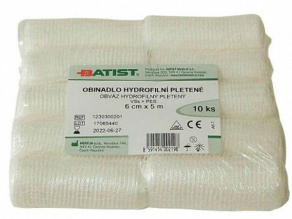 Batist Obin. hydrofil.pletené nester.10cmx5m/10ks porovnat ceny