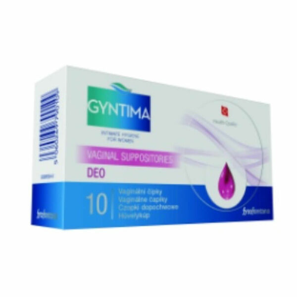 FYTOFONTANA Gyntima Deo vaginální čípky 10 kusů porovnat ceny