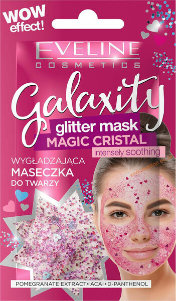 Eveline Cosmetics  Eveline Galaxity - Intenzivně vyhlazující gelová maska se třpytkami 10ml porovnat ceny