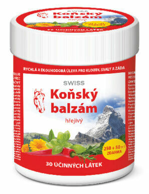 SWISS Koňský balzám hřejivý 250+50ml porovnat ceny
