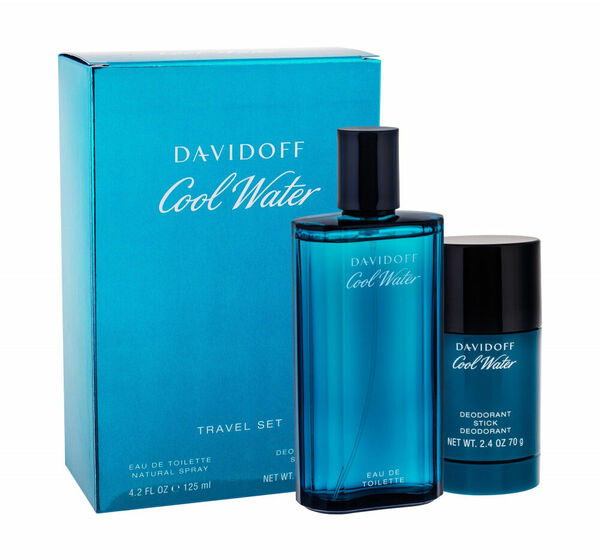 DAVIDOFF Cool Water Toaletní voda 125 ml + Deostick 75 ml porovnat ceny