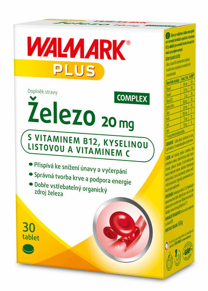 Walmark Železo 20mg 30 tablet porovnat ceny