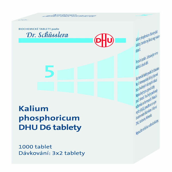DR. SCHÜSSLERA Kalium phosphoricum DHU D6 No.5 1000 tablet porovnat ceny