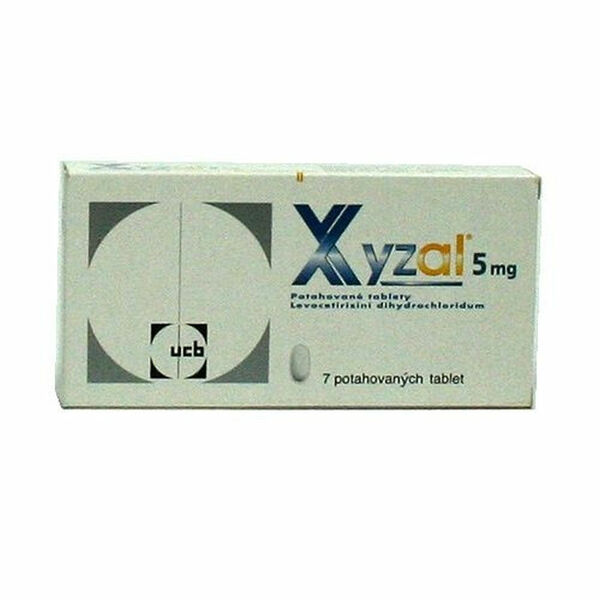 XYZAL  7X5MG Potahované tablety porovnat ceny