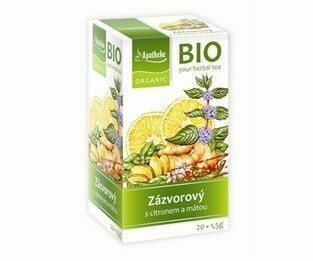 Apotheke BIO Zázvor s citronem a mátou čaj 20x1.5g porovnat ceny