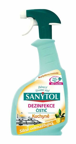 Sanytol Dezinfekční odmašťující čistič na kuchyně 500ml porovnat ceny