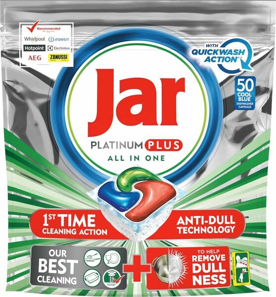 Jar kapsle na nádobí Platinum Plus All in 1 QuickWash 50ks porovnat ceny