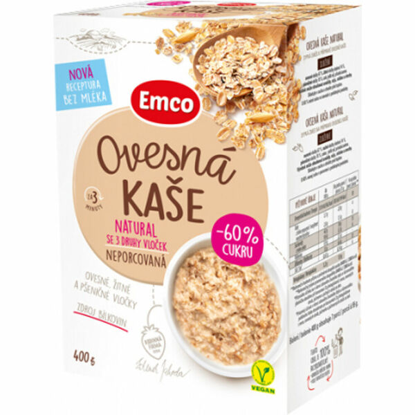 EMCO Ovesná kaše natural 400 g porovnat ceny