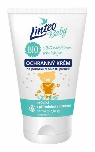 Ochranný krém na pokožku v oblasti plenek LINTEO BABY s Bio měsíčkem lékař. 75ml porovnat ceny