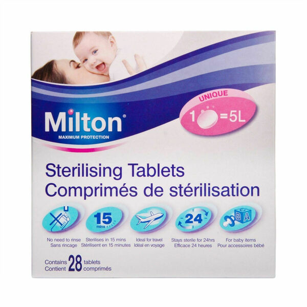 Milton sterilizační tablety 28ks porovnat ceny