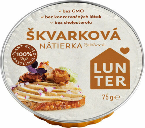 LUNTER Škvarková pomazánka 75g porovnat ceny