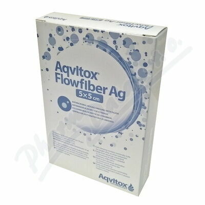Aqvitox Flowfiber Ag 5x5cm antimikrobiální 10ks porovnat ceny