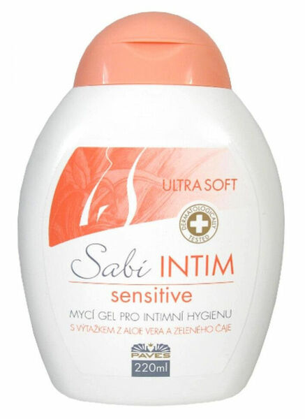 PAVES SABI Intim SENSITIVE jemný mycí gel ženy 220ml porovnat ceny