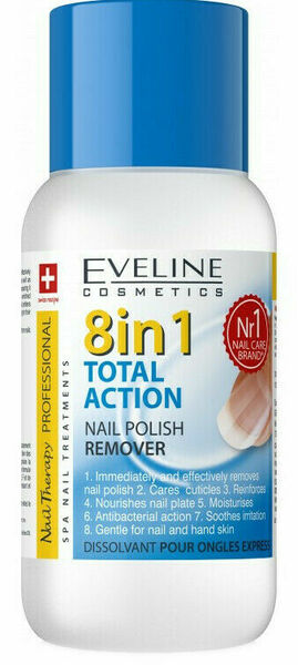 Eveline Cosmetics  Eveline Spa Nail Total 8v1 Odlakovač na nehty 150ml porovnat ceny