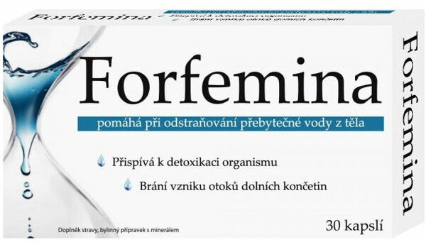 Forfemina přípravek na odvodnění těla 30 tablet porovnat ceny
