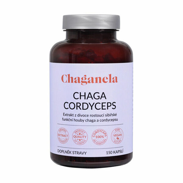 Chaganela Extrakt z cordycepsu 150 kapslí porovnat ceny