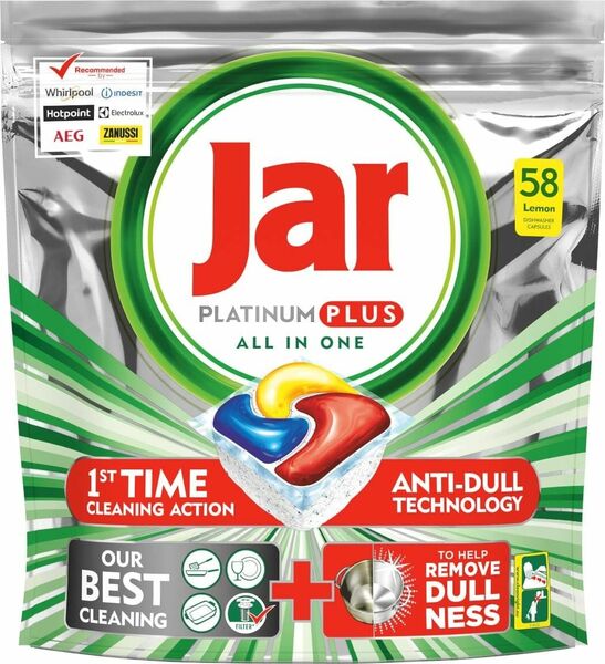 Jar kapsle na nádobí Platinum Plus Yellow 58ks porovnat ceny