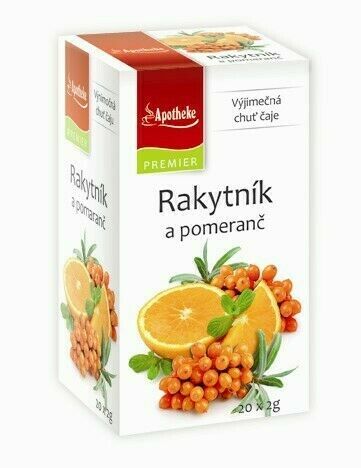 Apotheke čaj Rakytník a pomeranč 20x2g porovnat ceny