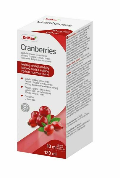 Dr.Max Cranberries 120 ml porovnat ceny