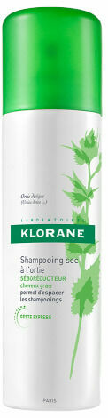 KLORANE Ortie Suchý šampon pro mastné vlasy 150ml porovnat ceny